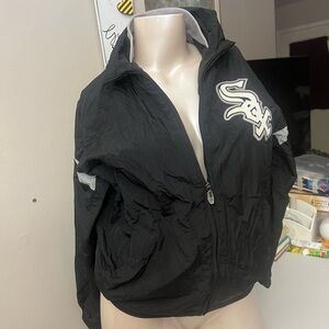 VINTAGE Majestic WHITE SOX team jacket therma lined.